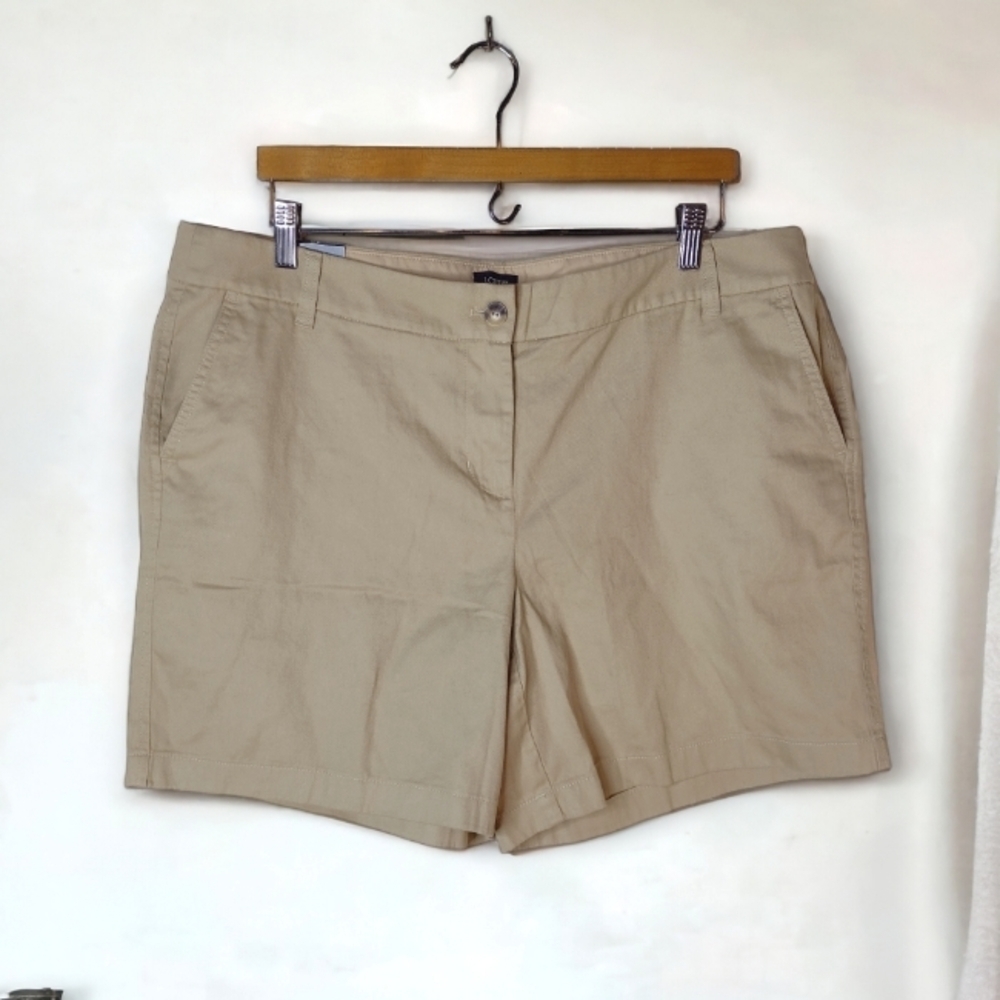 J. Crew High Waist Tan Shorts